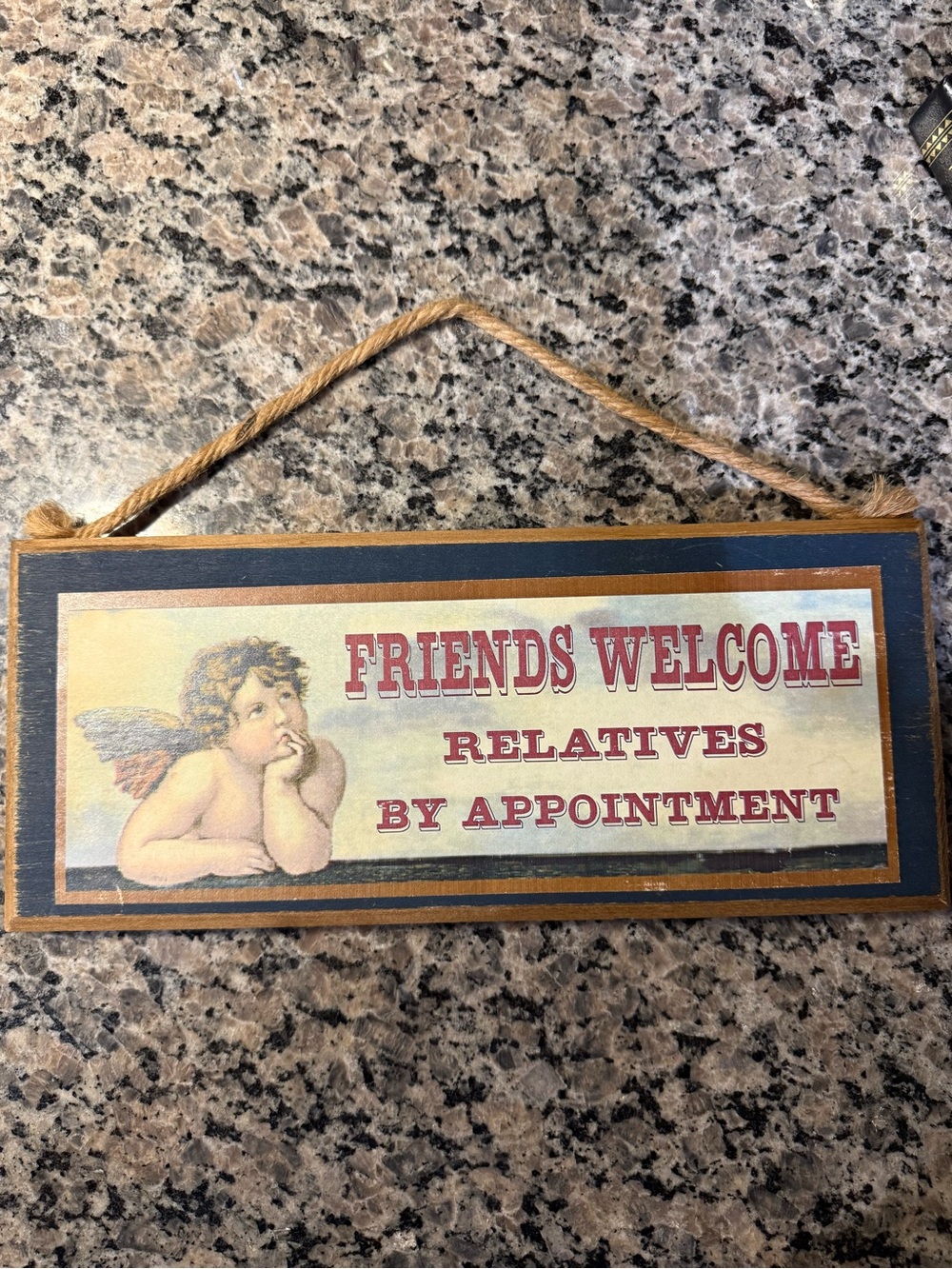 Friends Welcome Wall Sign by